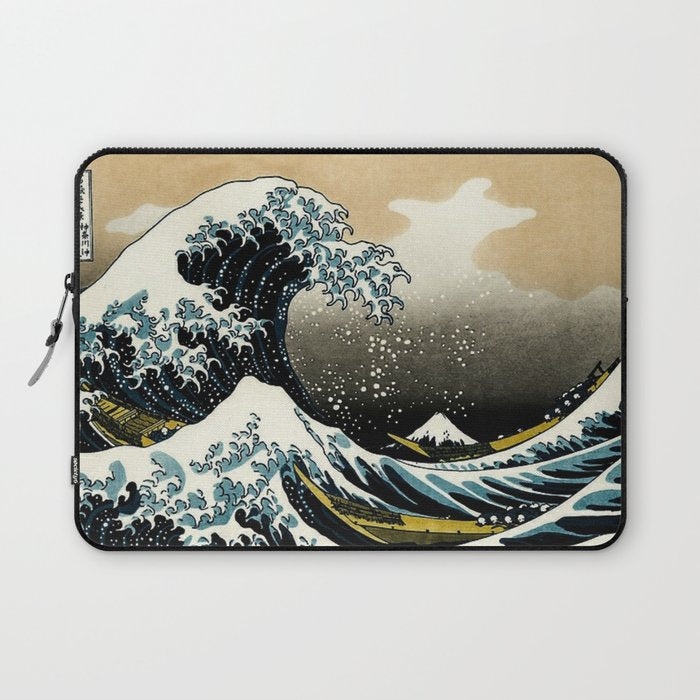 The Great Wave Off Kanagawa ,No.2, Laptop Sleeve Gallery Image 1