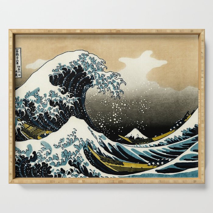 The Great Wave Off Kanagawa ,No.2, Serving Tray Gallery Image 1