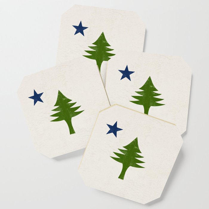 Original Maine Flag Coaster Gallery Image 1