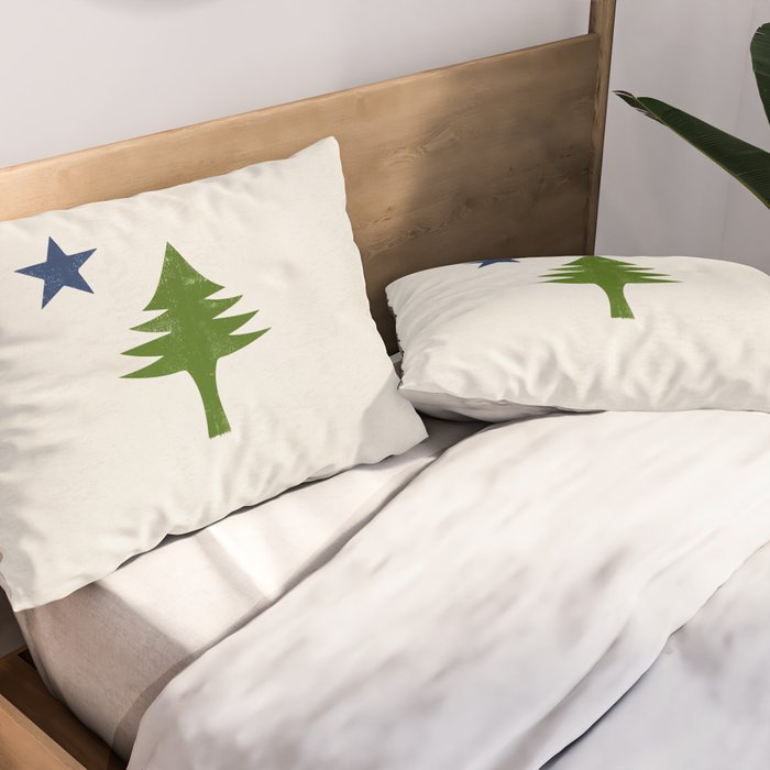 Original Maine Flag Pillow Sham Gallery Image 2