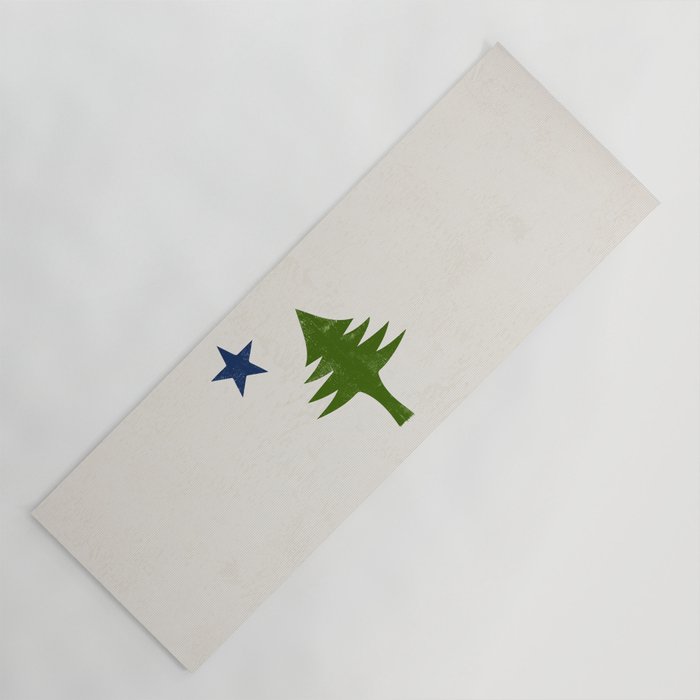Original Maine Flag Yoga Mat Gallery Image 1