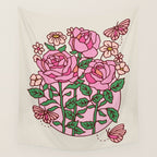 Rose Wall Tapestry Gallery Image 4