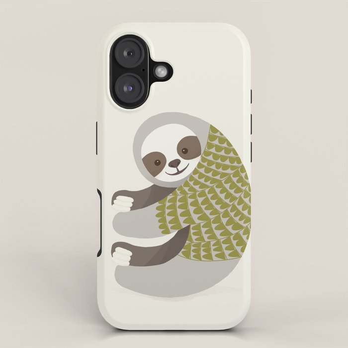 Whimsical Sloth iPhone Case Gallery Image 1