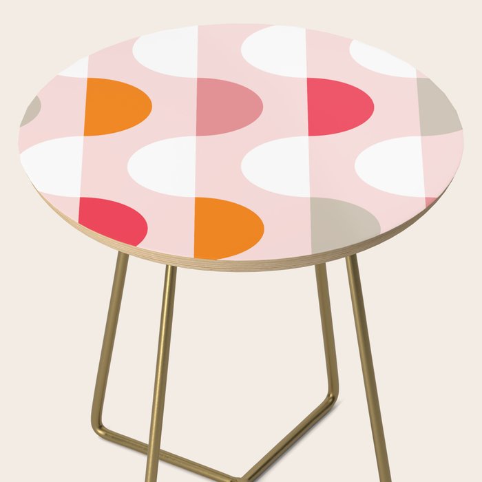 City life facade 2 pearl pink Side Table Gallery Image 2