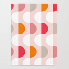 City life facade 2 pearl pink Poster Gallery Image 4