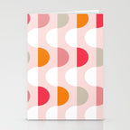 City life facade 2 pearl pink Stationery Card Gallery Image 2