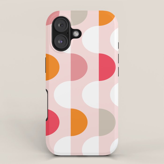 City life facade 2 pearl pink iPhone Case Gallery Image 1
