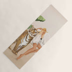 The Lady and the Tiger Yoga Mat Gallery Image 1