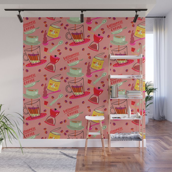 Vietnamese Coffee Wall Mural Gallery Image 1