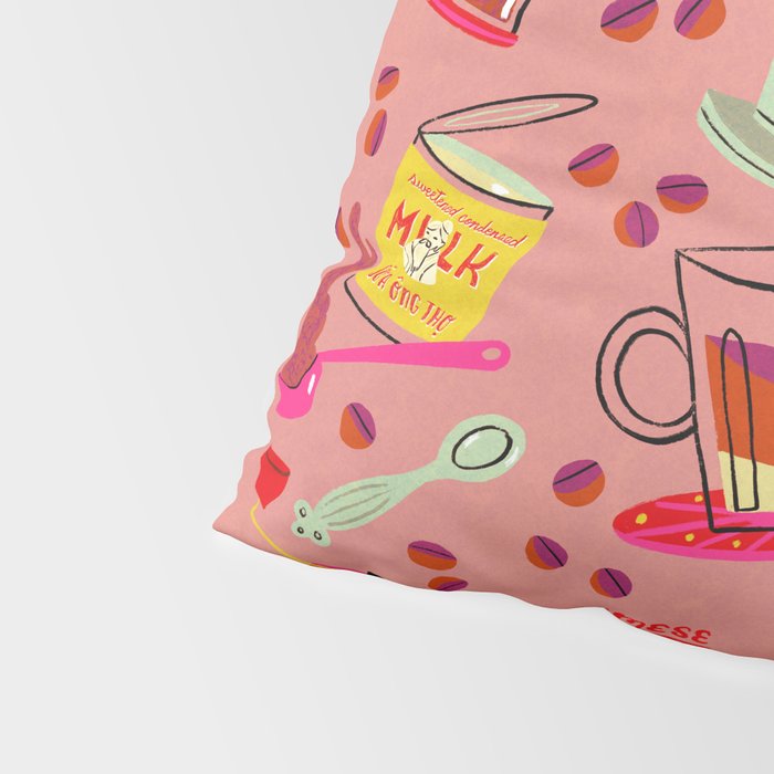 Vietnamese Coffee Pillow Sham Gallery Image 4