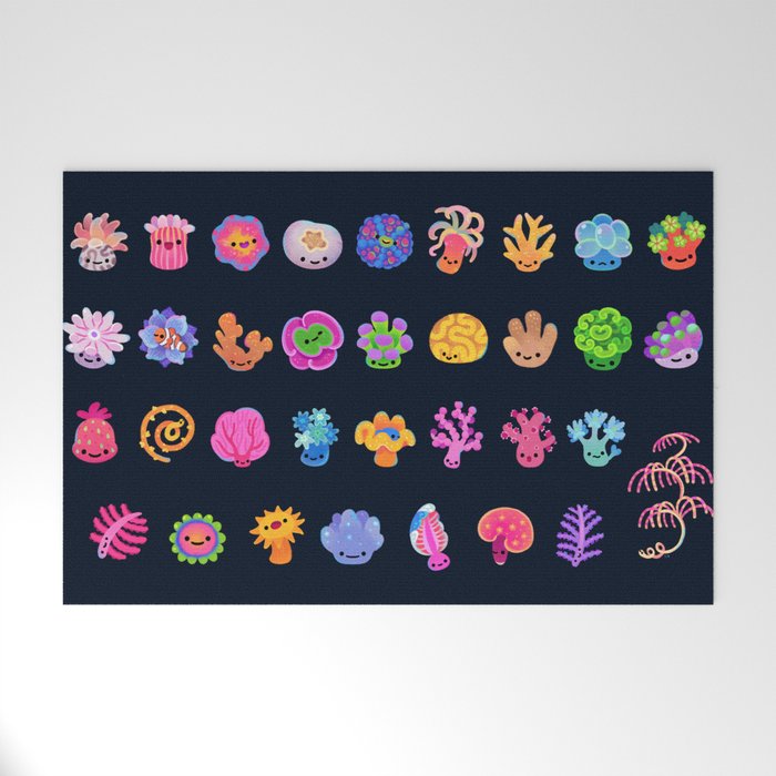 Coral (Anthozoa) Welcome Mat Gallery Image 1