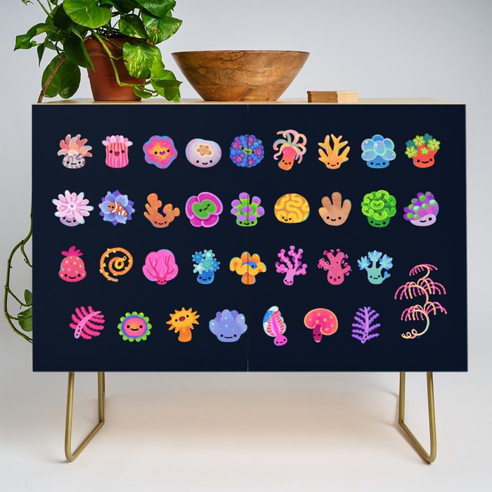 Coral (Anthozoa) Credenza