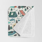 Lake Life - Summer Ivory Throw Blanket Gallery Image 3