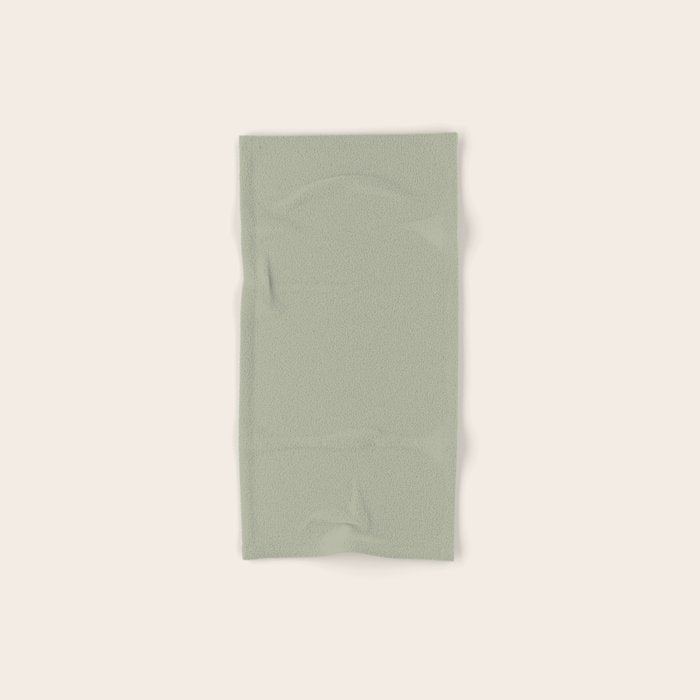Solid Linen Sage Bath Towel Gallery Image 1