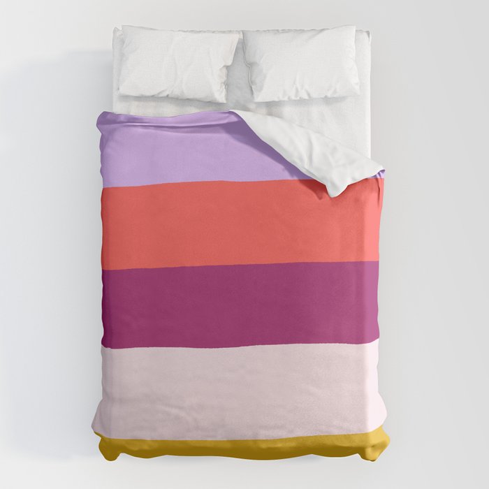 Sunset Stripes Duvet Cover Gallery Image 6