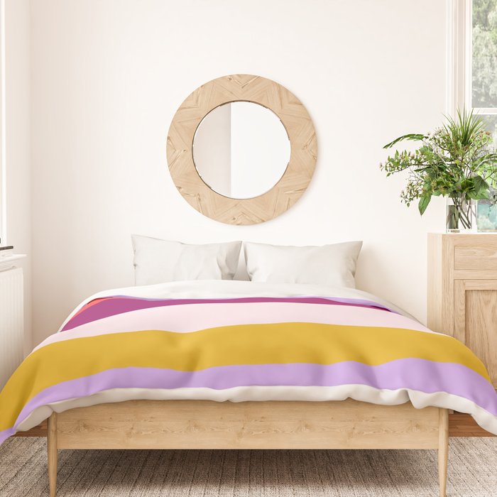 Sunset Stripes Duvet Cover Gallery Image 3