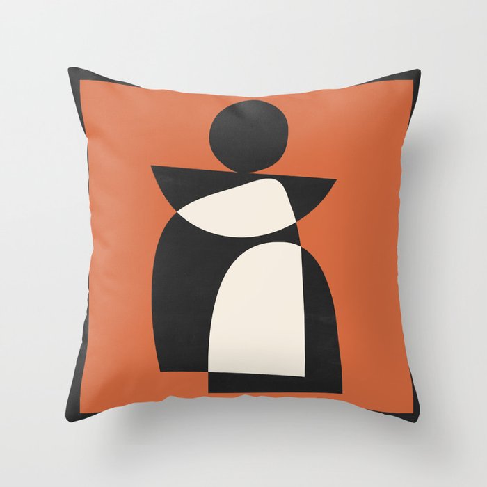 Minimal Abstract Art 39a Throw Pillow Gallery Image 6