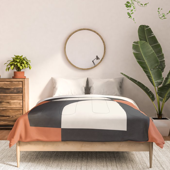 Minimal Abstract Art 39a Comforter Gallery Image 3