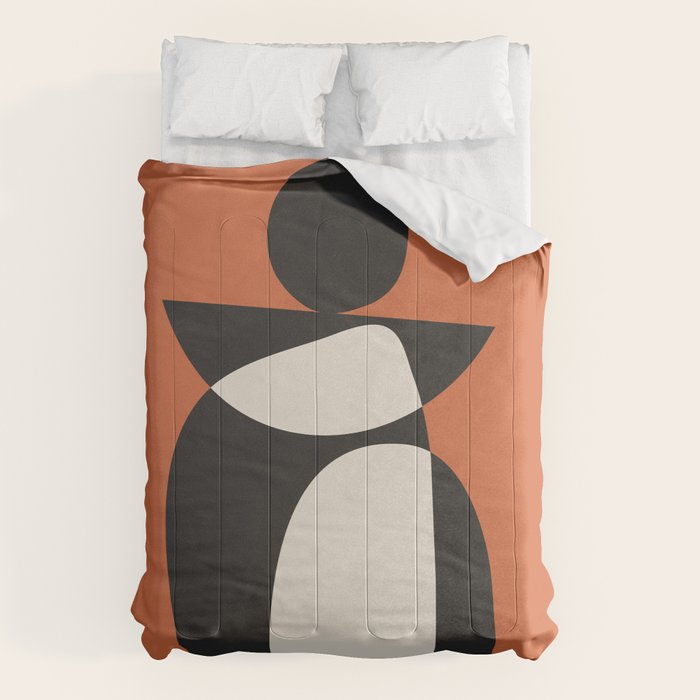 Minimal Abstract Art 39a Comforter Gallery Image 1