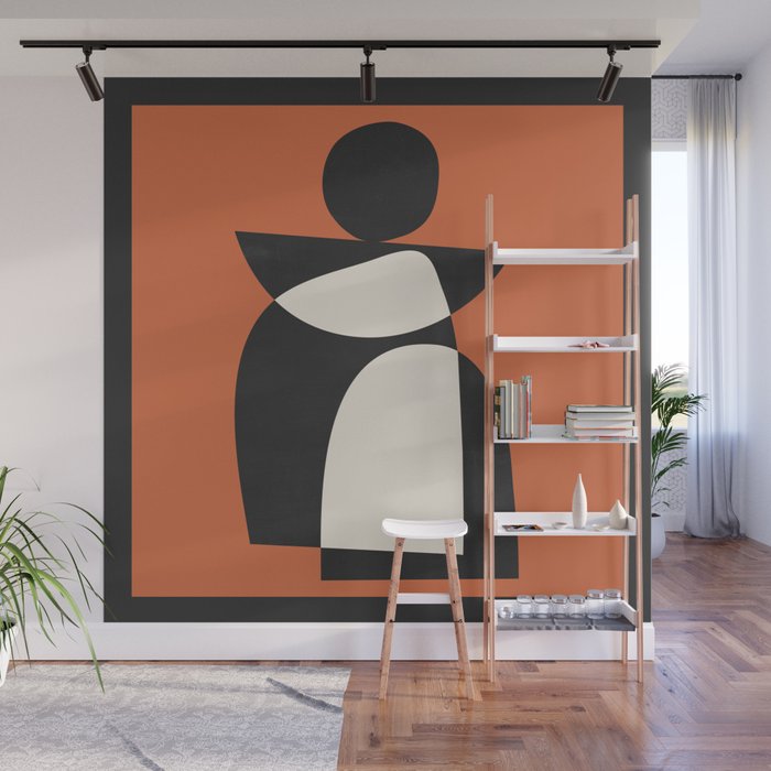 Minimal Abstract Art 39a Wall Mural Gallery Image 1