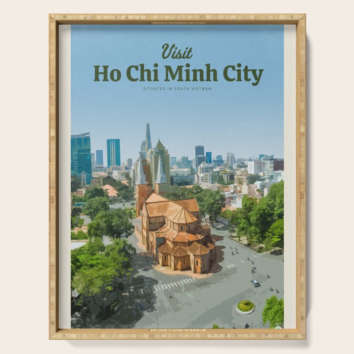 Visit Ho Chi Minh City Serving Tray Gallery Image 1
