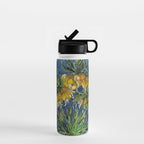 Vincent van Gogh Imperial Fritillaries in a Copper Vase 1887 (High Res & Restored Color Edit) Water Bottle Gallery Image 1