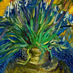 Vincent van Gogh Imperial Fritillaries in a Copper Vase 1887 (High Res & Restored Color Edit) Coffee Mug Gallery Image 2