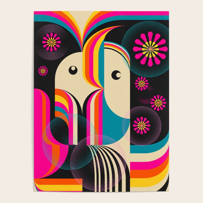 Folk Art Girls Illustration Poster Gallery Image 4