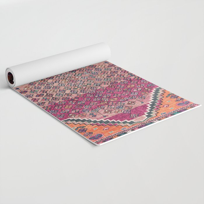 Traditional Moroccan Berber Artwork Design E17 Yoga Mat Gallery Image 2