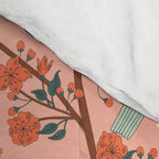 Birds In Cherry Blossom Trees Comforter Gallery Image 4