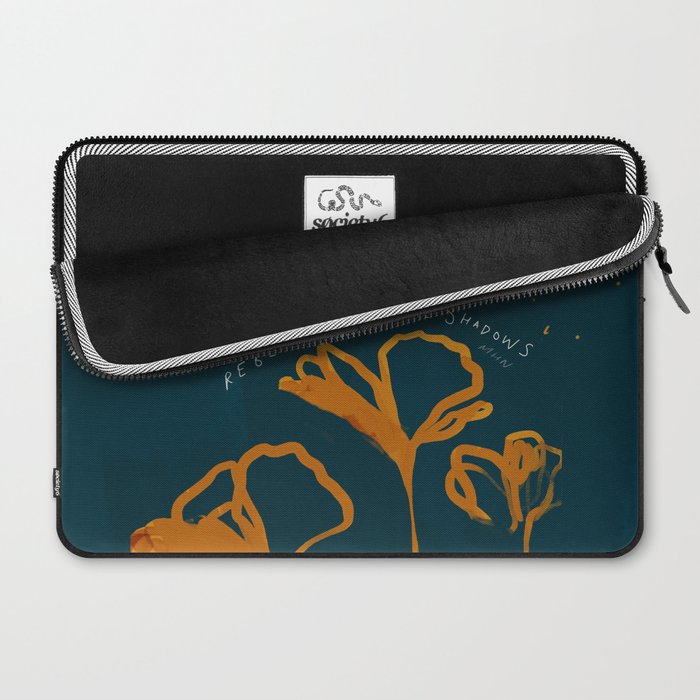 "Let Light Be A Sweet Rebellion In The Shadows" Laptop Sleeve Gallery Image 2