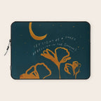 "Let Light Be A Sweet Rebellion In The Shadows" Laptop Sleeve Gallery Image 1