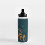 "Let Light Be A Sweet Rebellion In The Shadows" Water Bottle Gallery Image 2