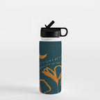 "Let Light Be A Sweet Rebellion In The Shadows" Water Bottle Gallery Image 1