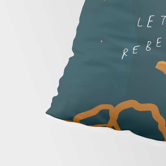 "Let Light Be A Sweet Rebellion In The Shadows" Pillow Sham Gallery Image 4