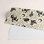 Cowboys and Cacti - cream and black Wrapping Paper Gallery Image 2