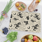 Cowboys and Cacti - cream and black Cutting Board Gallery Image 2