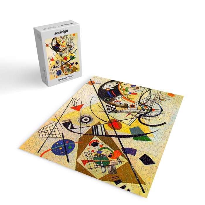 Wassily Kandinsky Transverse Line, colorful  Jigsaw Puzzle Gallery Image 2