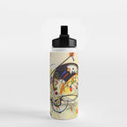 Wassily Kandinsky Transverse Line, colorful  Water Bottle Gallery Image 2