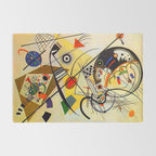 Wassily Kandinsky Transverse Line, colorful  Rug Gallery Image 2