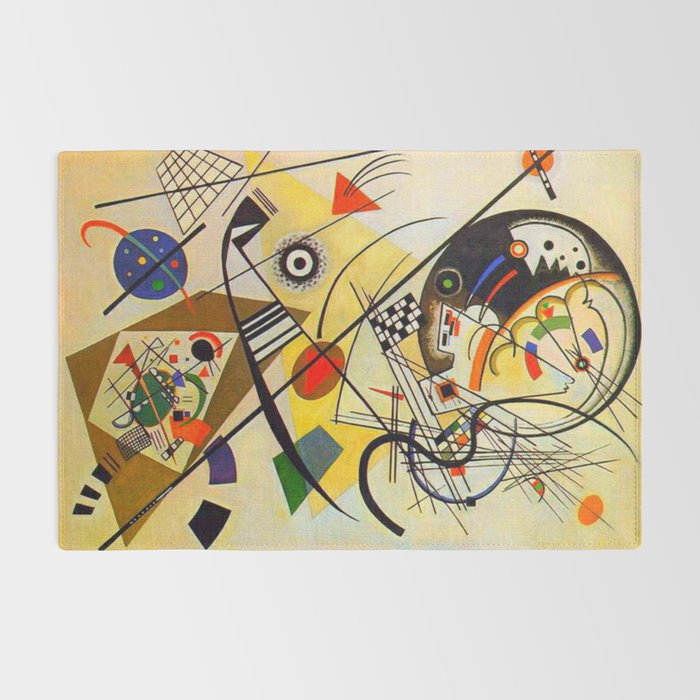 Wassily Kandinsky Transverse Line, colorful  Rug Gallery Image 2