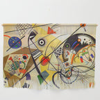 Wassily Kandinsky Transverse Line, colorful  Wall Hanging Gallery Image 1