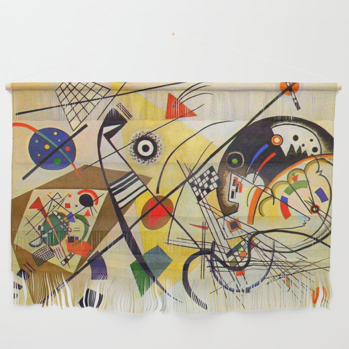 Wassily Kandinsky Transverse Line, colorful  Wall Hanging Gallery Image 1