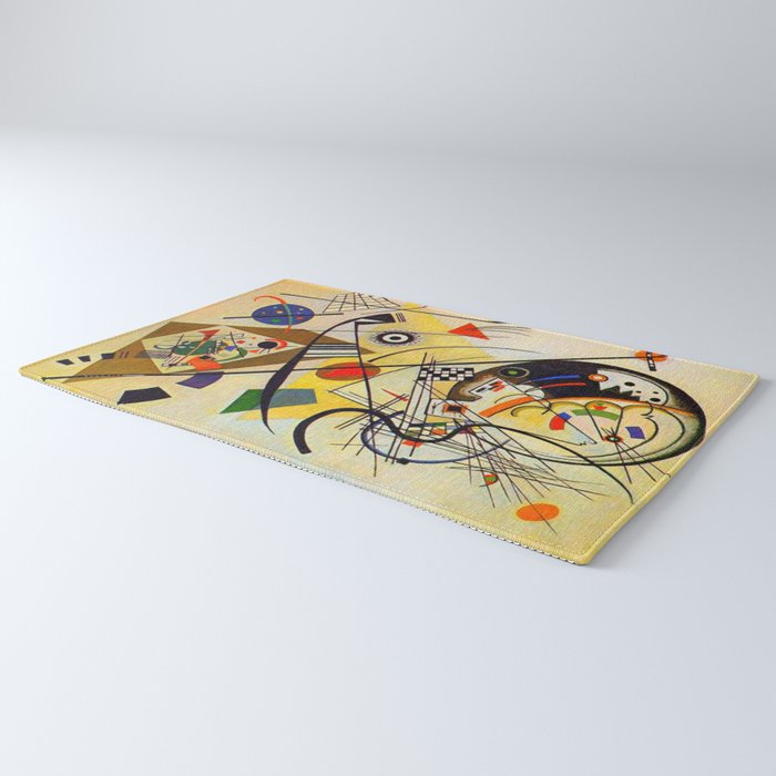 Wassily Kandinsky Transverse Line, colorful  Rug Gallery Image 3