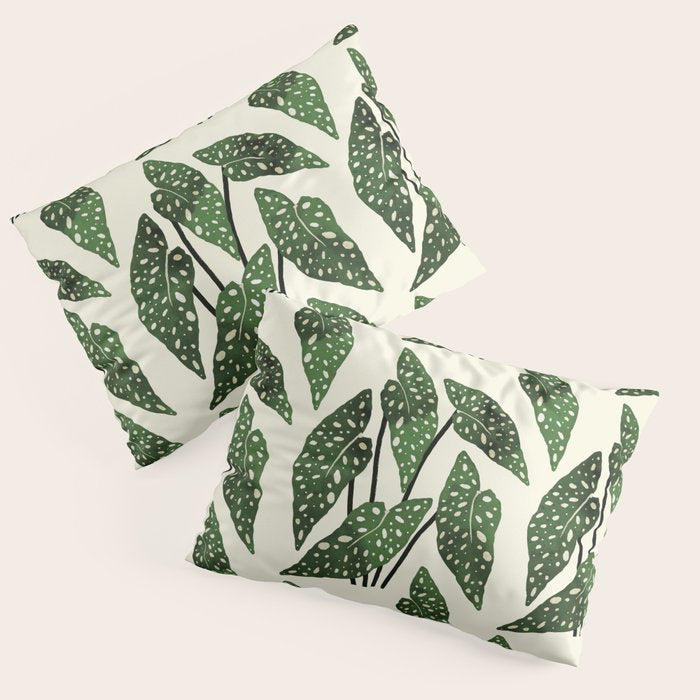 begonia maculata interior plant Pillow Sham Gallery Image 3