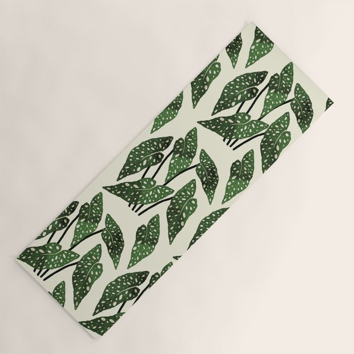 begonia maculata interior plant Yoga Mat