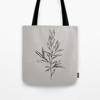 Elegant Olive Branch Tote Bag Gallery Image 1