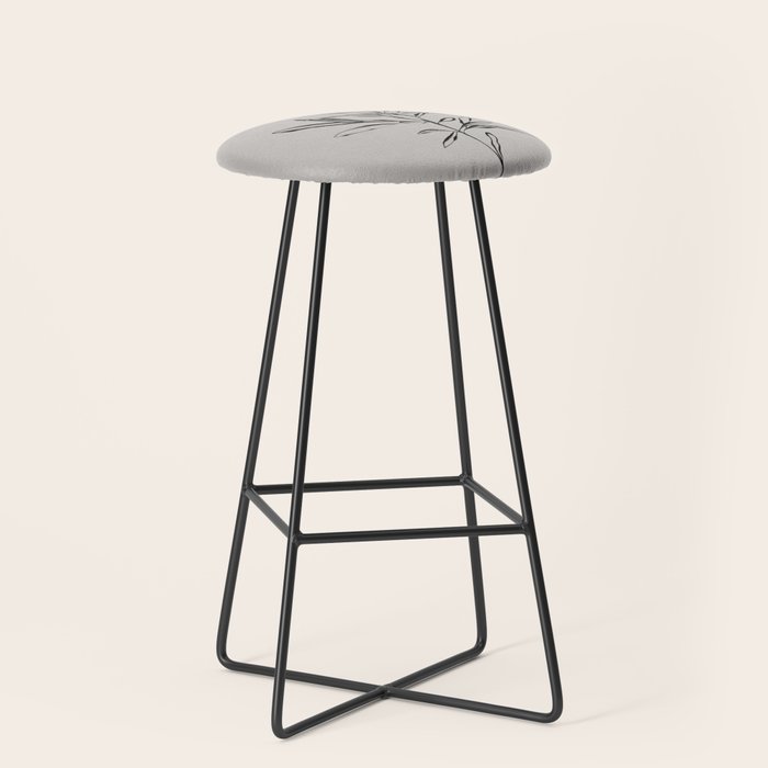 Elegant Olive Branch Stool Gallery Image 1