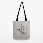 Elegant Olive Branch Tote Bag Gallery Image 2