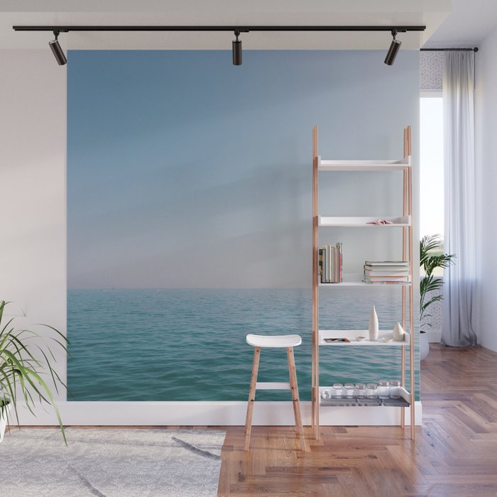 Pink Sky Wall Mural Gallery Image 1